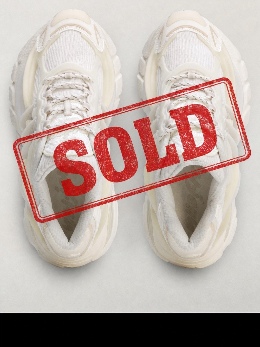adidas Women's Off-White Chunky Platform Sneakers - Picture 1 of 9